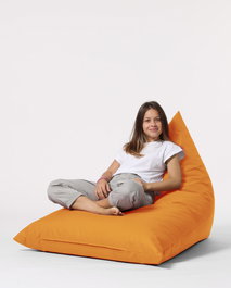 Atelier Del Sofa Pyramid Big Bed Pouf - Naranja